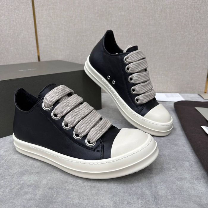 Rick Owens Jumbo Lace Low/DRKSHDW/Шкіряні Кеди Rick Owens/38-45
