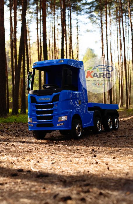 Auto Na Akumulator Scania 500R HL698 Niebieskie 4x4