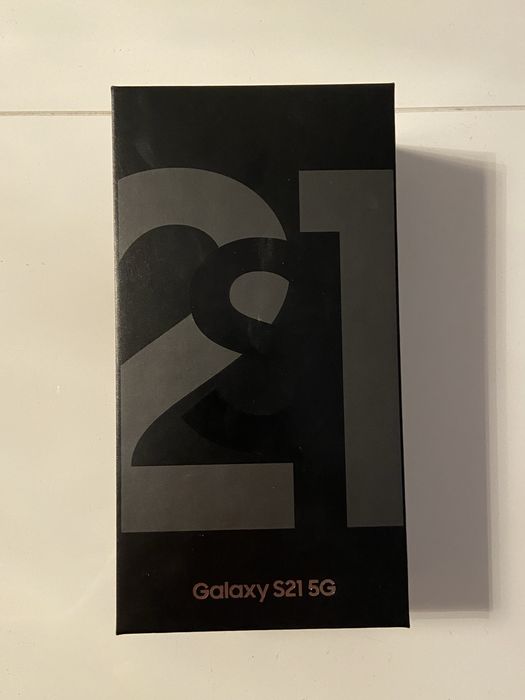 Telefon Samsung S21 5G z ładowarką i instrukcją w oryginalnym pudełku