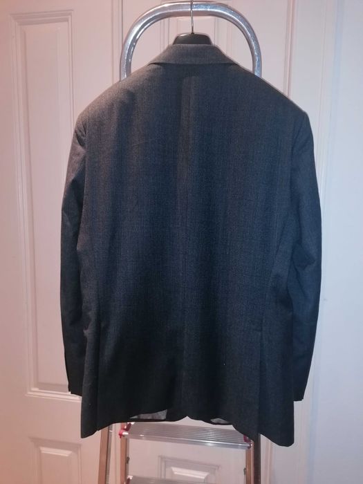 Blazer Cinzento Hugo Boss Lã e Cashmere 50 Perfeito