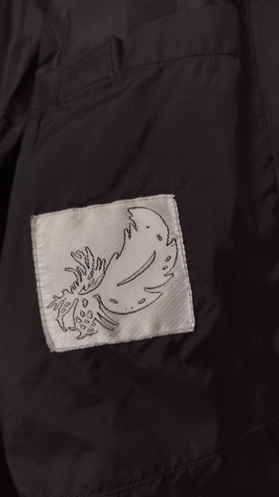 Damski płaszcz puchowy, długa kurtka puch naturalny, pierze r.46