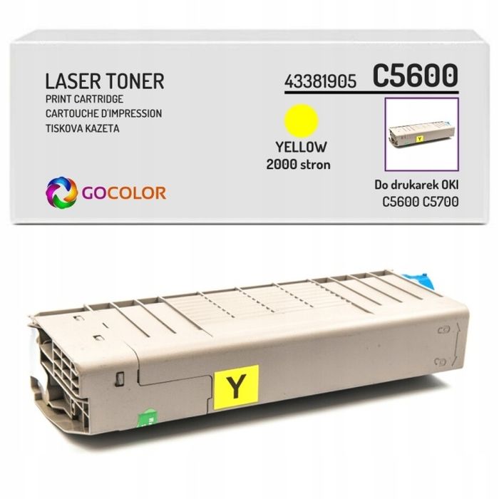 NOWY Toner 43381905 Yellow do OKI C5700 C5600 n, dn