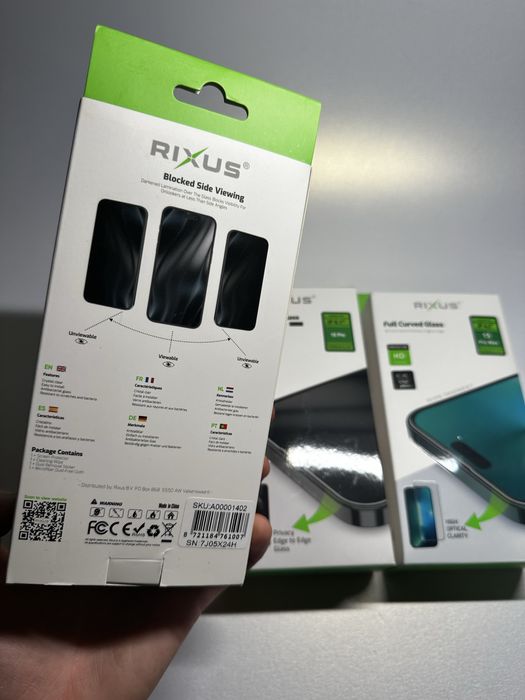 Liquidacao de stock de peliculas de vidro iphone 15/15Pro/16/16Pro