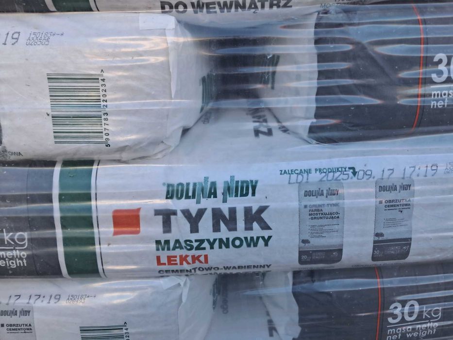 Tynk cementowo wapienny Dolina Nidy