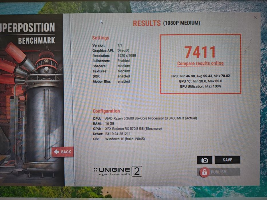 Ryzen 5 / 16GB / RADEON 8GB / 512G SSD / Win11
