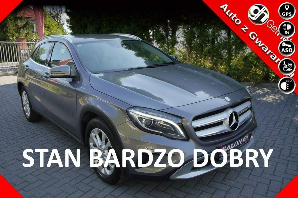 Mercedes-Benz GLA 1.6b Led Xenon Skóra Stan b.dobry z Niemiec bezwypadkowy Gwarancja 12m