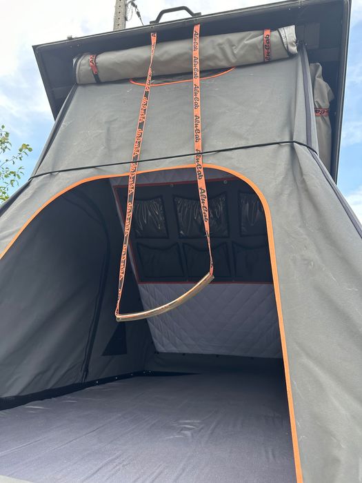 Tenda de teto Alu‑Cab Gen 3‑R – Estado Usado Muito Bom + Extras