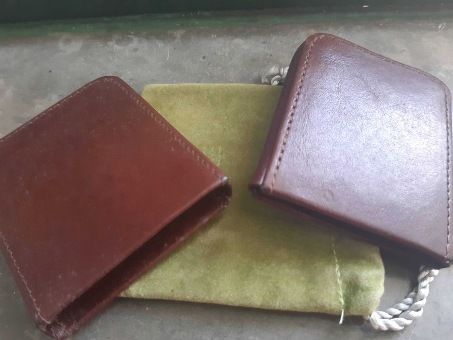 Porta Cartões de visita em pele, como nova