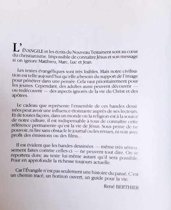 L' Évangile de Jésus Christ en Bandes Dessinées BD
