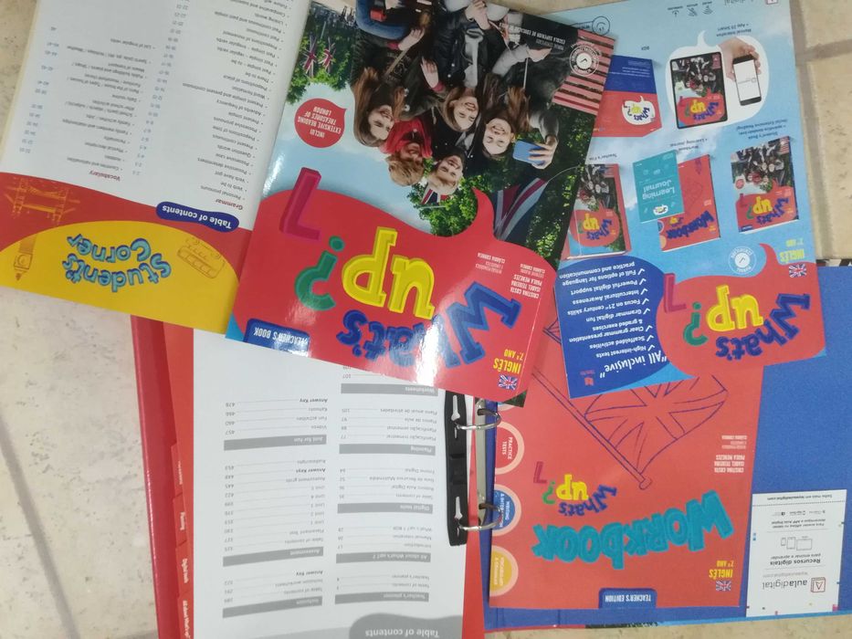 What's up 7, inglês, projeto do professor