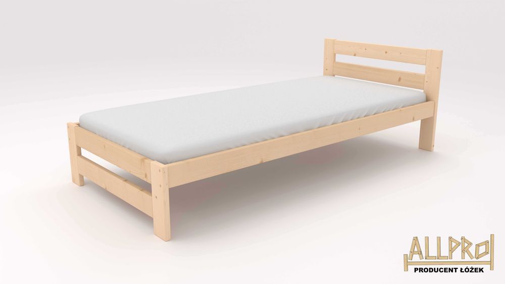 ŁÓŻKO DREWNIANE 90X200,120 140..+STELAŻ,Lite Drewno,hotelowe,Producent