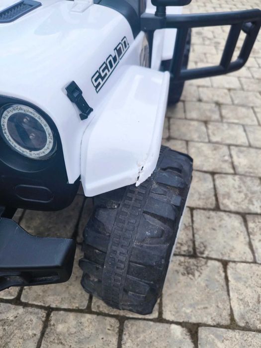 Детский электромобиль Джип Bambi M 4282 EBLR-1 Jeep Wrangler, белый