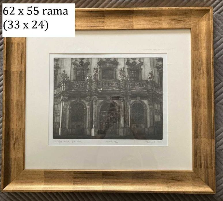 obraz/grafika mezzotinta J.Jędrzejowski (2008r.)