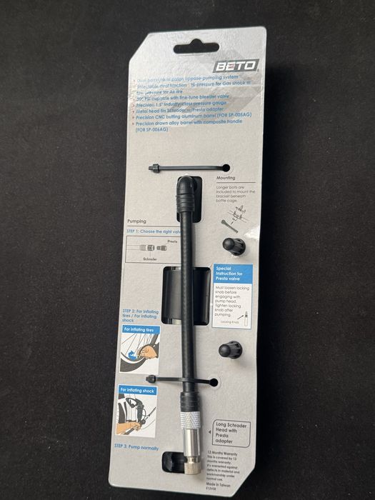 Pompka dwufunkcyjna BETO SP-006AG | Amortyzatory i Koła 300 PSI (102)