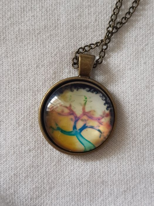 Colar pendente árvore da vida