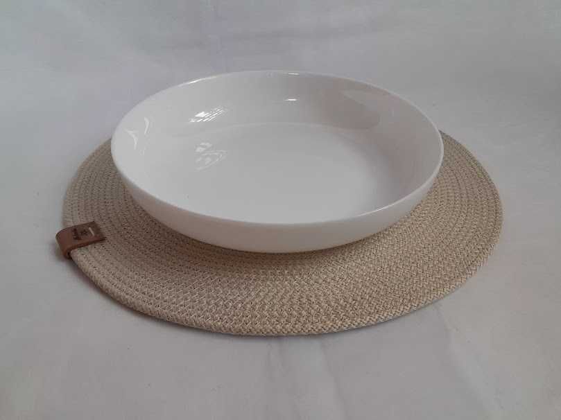 Підтарільники під посуд МОЛОКО декор для столу 30 см Handmade Placemat