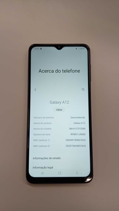 Samsung Galaxy A12 em Excelente Estado