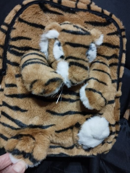 Дитячий рюкзак з хутра