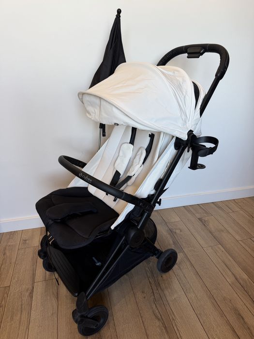 Cybex Coya Platinum off White повний комплект (бампер/сітка/підстаканник/парасоля)+чохол в подарунок !Окремо нічого не продається!