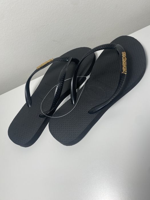 Havaianas Slim Logo Metallic
