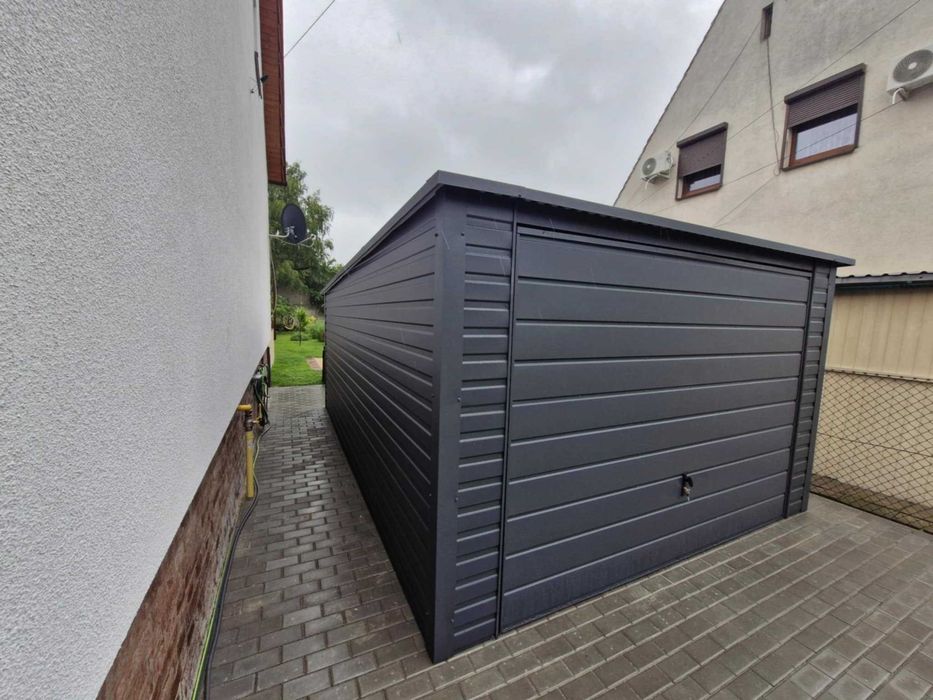 garaż blaszany garaż blaszak 4x5 5x5 6x5 5x7  poziom profil rus-stal