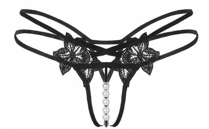 Majtki Dziurką Figi Koronka Bielizna Noc Poślubna Sexy Stringi