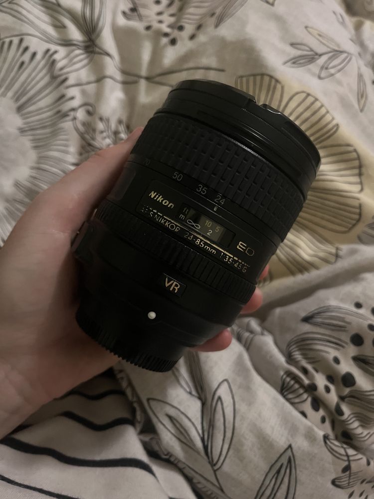 Объектив никон nikkor 24-85 mm 1:3,5-4,5 G VR: 5 000 грн. - Об'єктиви ...