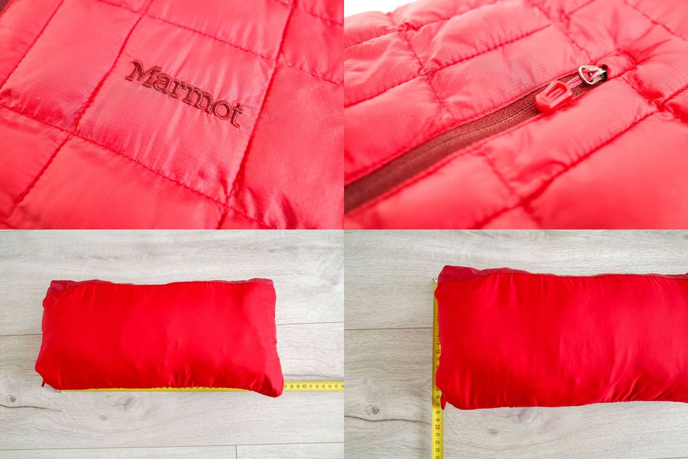 Kurtka Puchowa Marmot Featherless Hoody Down Jacket Hood L Czerwona