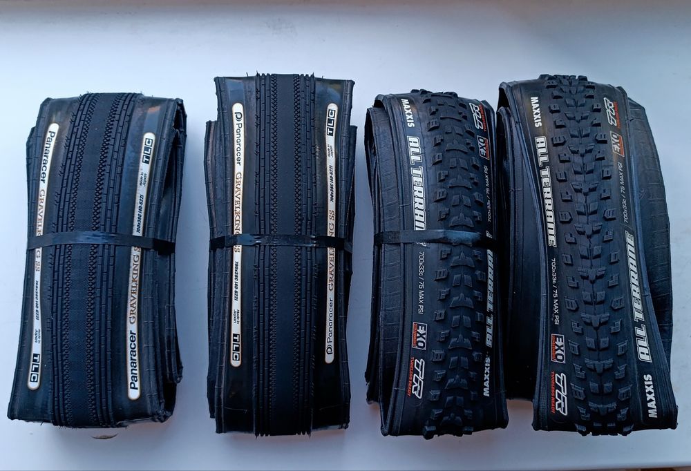 Пара Panaracer Gravelking SS 38  покришки Maxxis All Terrane 33