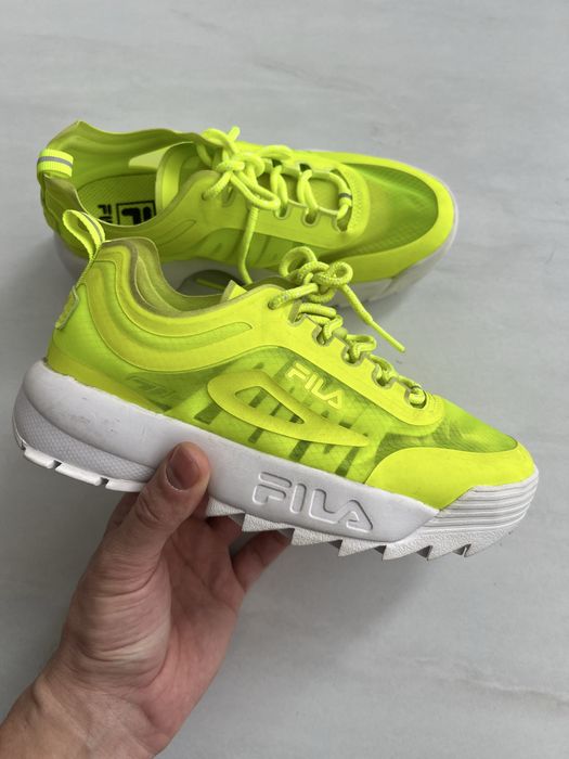 Кросівки fila neon lime