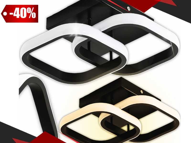 LAMPA SUFITOWA Led Plafon Pokojowa 3 Barwy + Gratis