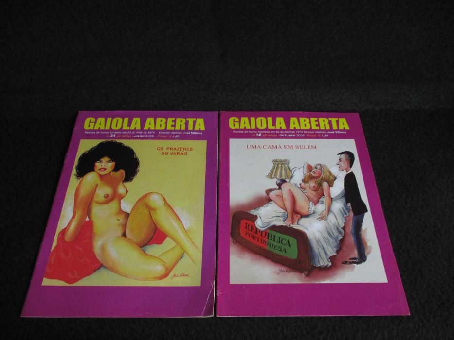 Livros Revistas Gaiola Aberta José Vilhena