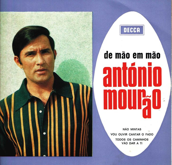 António Mourão - De mão em mão - EP 45 rpm - Fado