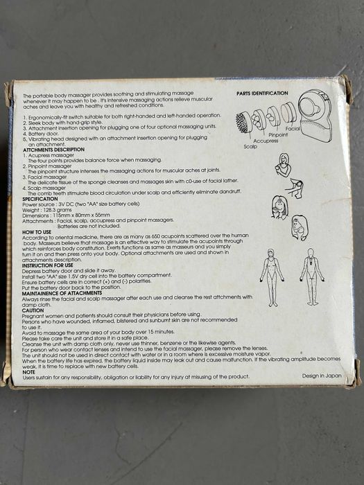 Massajador Facial a pilhas