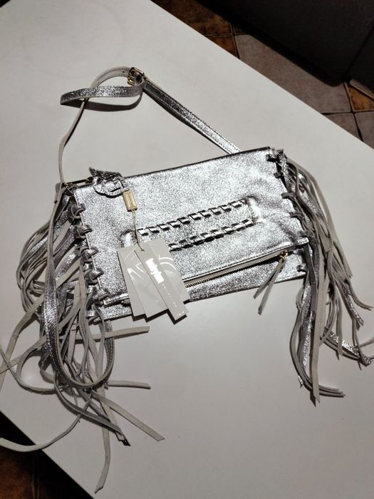 Babylon srebrna torebka.