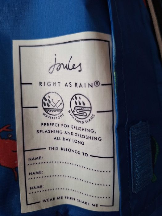 JOULES Wiatrowka przeciwdeszczowa w rozm. 104