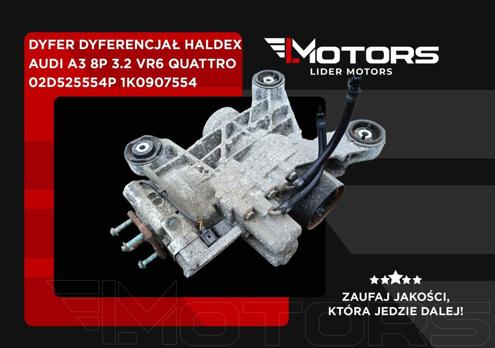 Dyfer dyferencjał Haldex Audi A3 3.2 VR6 QUATTRO 02D525554P 1K0907554
