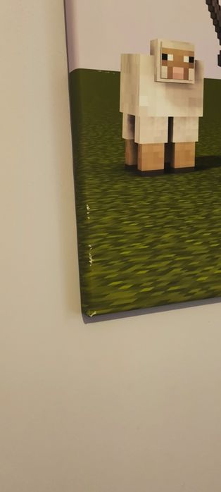 Minecraft obraz na płutnie 120x80