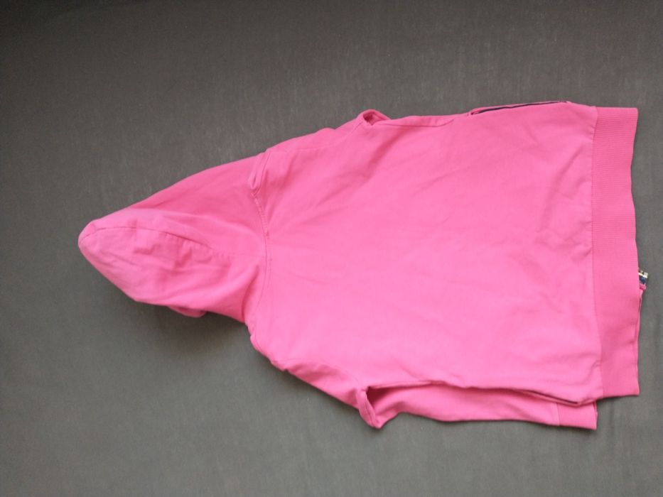 Bluza z kapturem Viollen 116 cekiny  fuksja bdb-