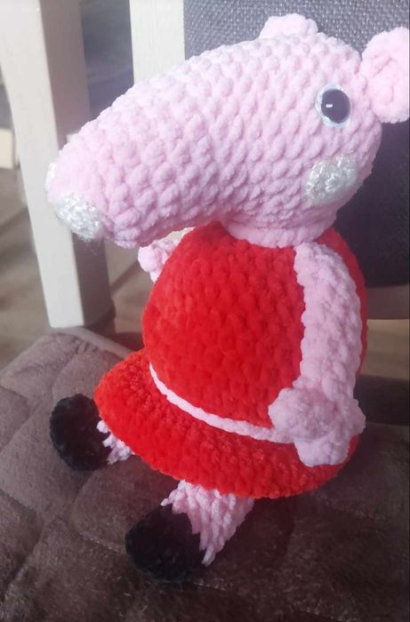 Maskotka recznie robiona.