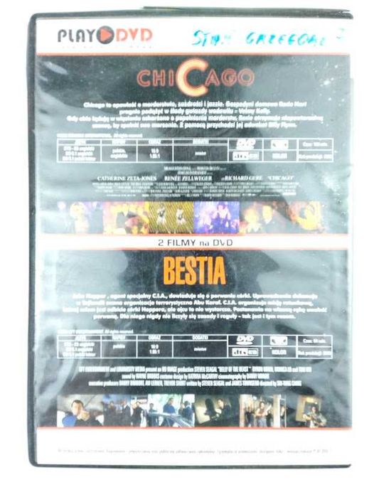 Chicago / Bestia filmy 2xDVD