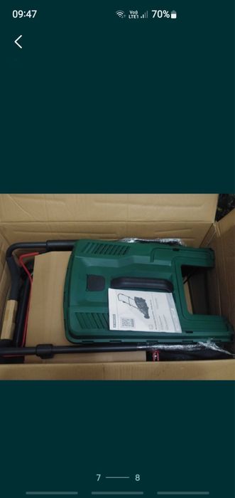 Аккумуляторная газонокосилка Parkside