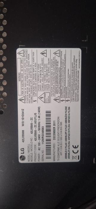 Tv lg 42  smart tv