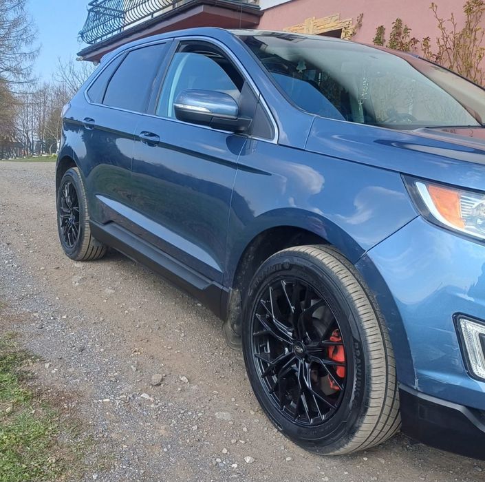 Ford 19 Czarne 5x108 Kuga EDGE Mustang Mach-E Puma S-Max Escape Felgi