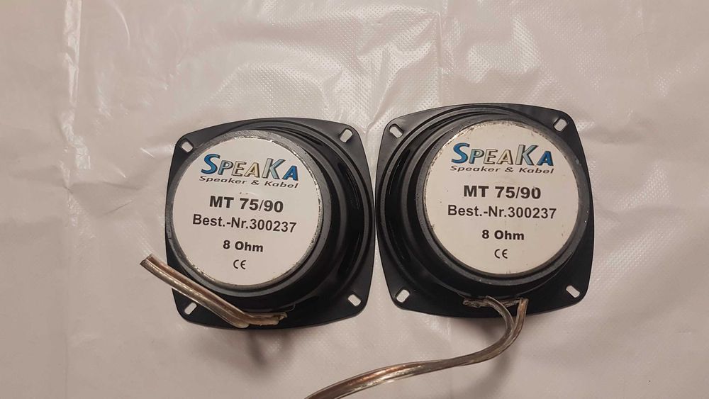 Динамики НЧ,СЧ SpeaKa TT120/140+MT 75/90 made in Germany