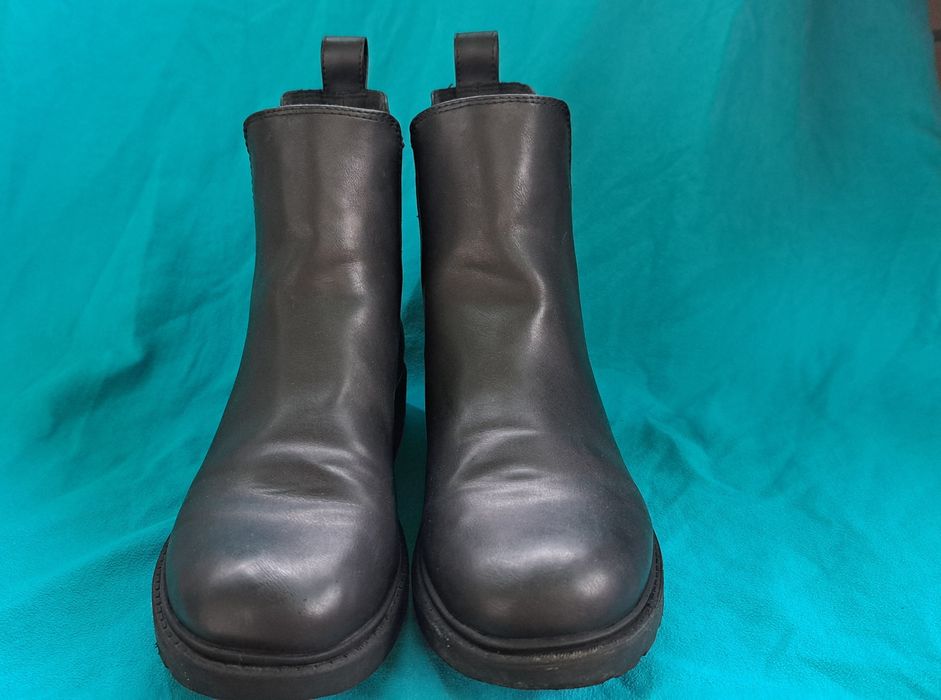 Buty trzewiki dziewczęce czarne 36. H&M