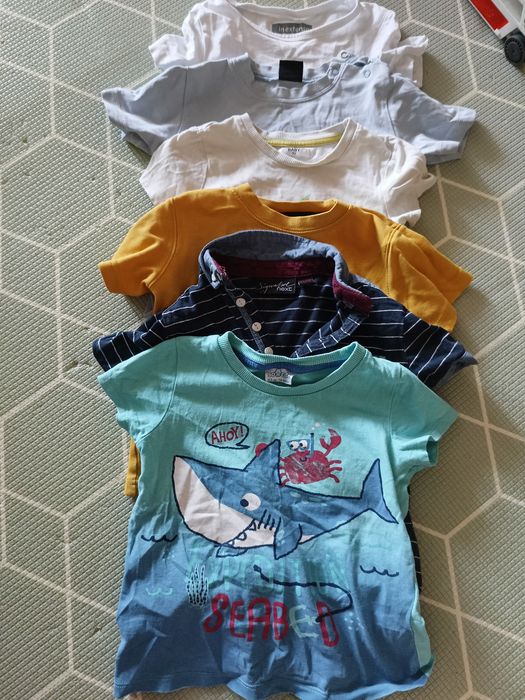 Zestaw paka t-shirtow dla chłopca rozmiar 92