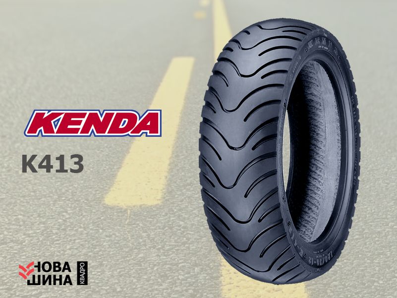 Шина резина покрышка АСФАЛЬТ на мопед для скутера Kenda K413 (Тайвань ...