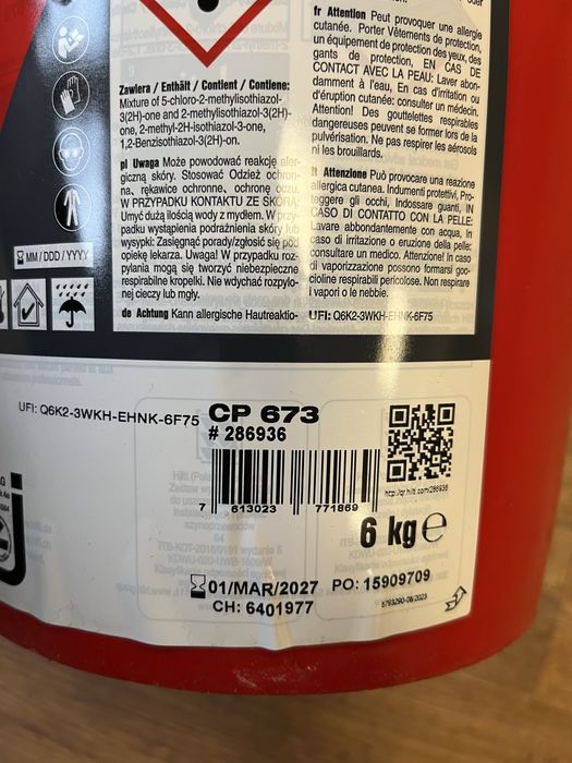 HILTI CP 673 Oryginalna Powłoka Ogniochronna