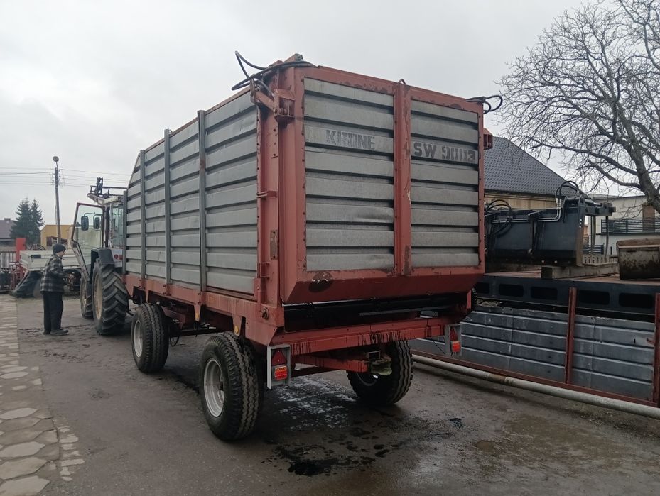 Przyczepa objętościowa krone sw9003 przyczepa do kukurydzy wóz objętoś